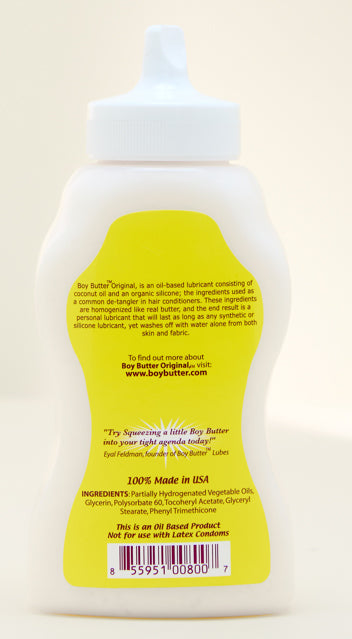 Boy Butter Original Lubricant 9 Oz Squeeze