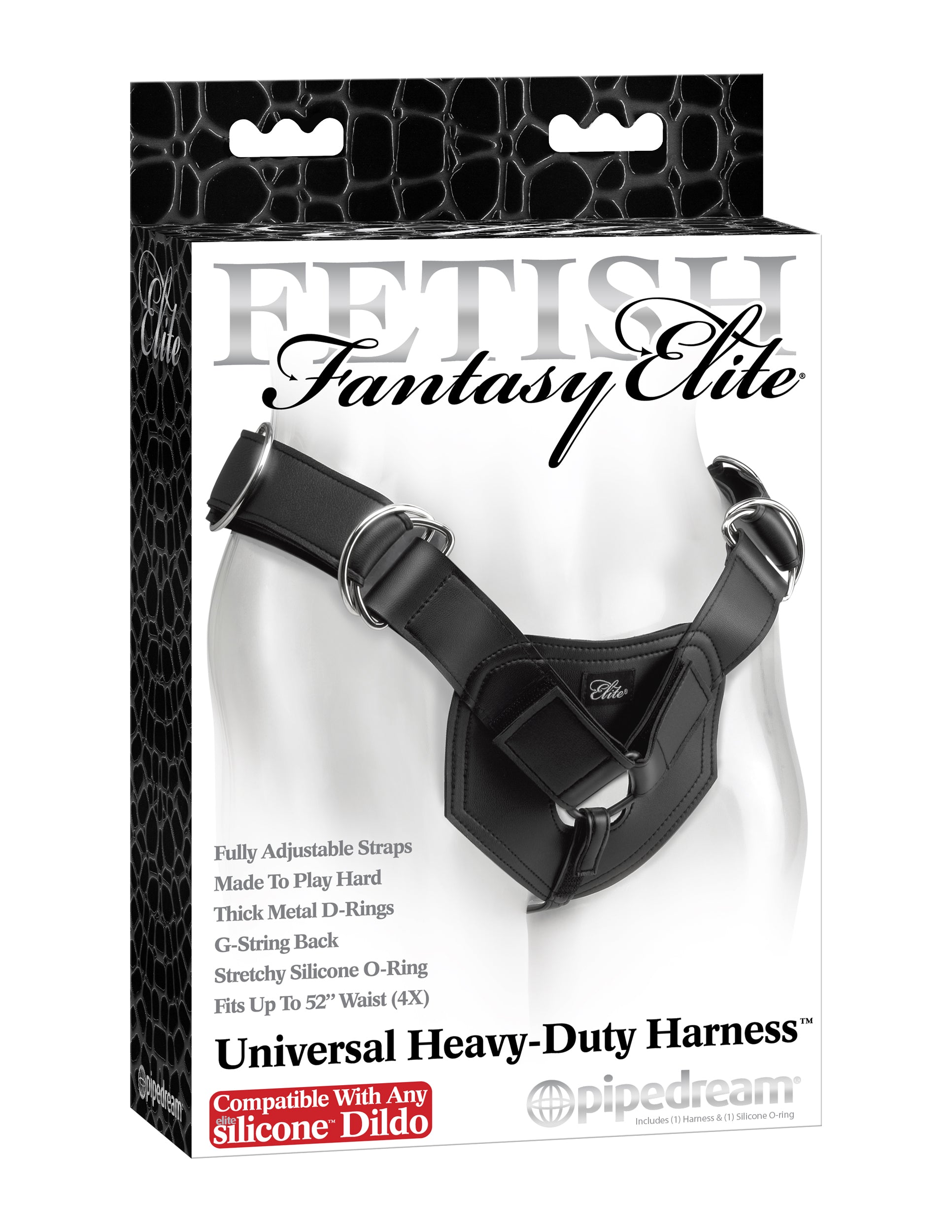 Fetish Fantasy Elite Universal Heavy Duty Harness - Black