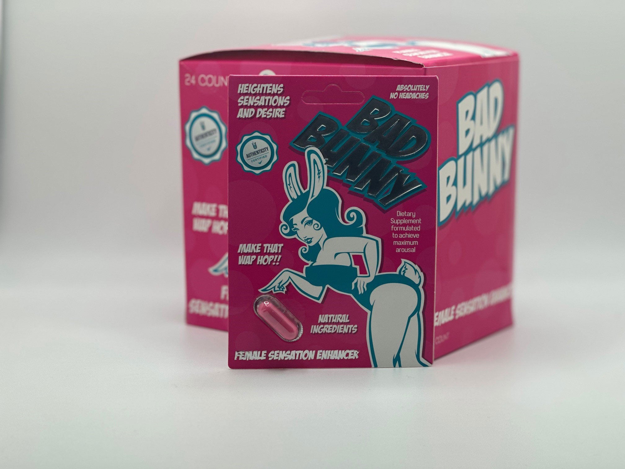 Bad Bunny Female Pill Enhancer 24 Ct Display - (Net)