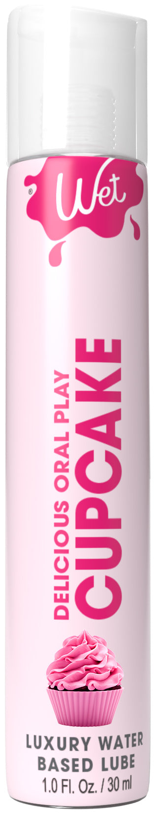 Wet Delicious Oral Play - Cupcake - Waterbased Flavored Lube 1 Oz