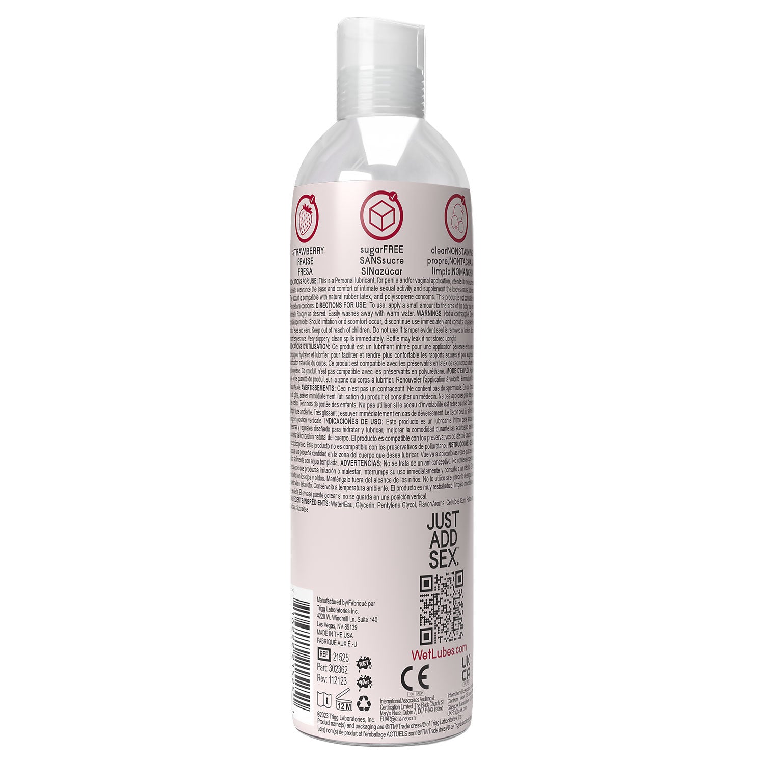 Wet Delicious Oral Play - Strawberry - Waterbased Flavored Lubricant 4 Oz