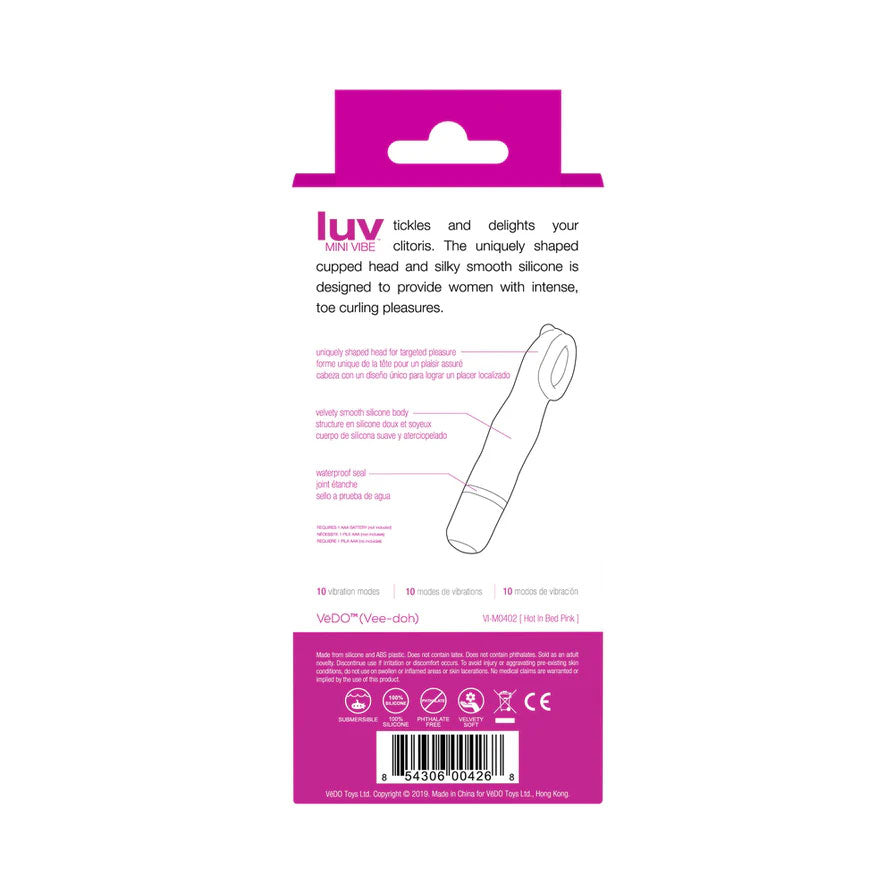 Luv Mini Vibe - Hot in Bed Pink