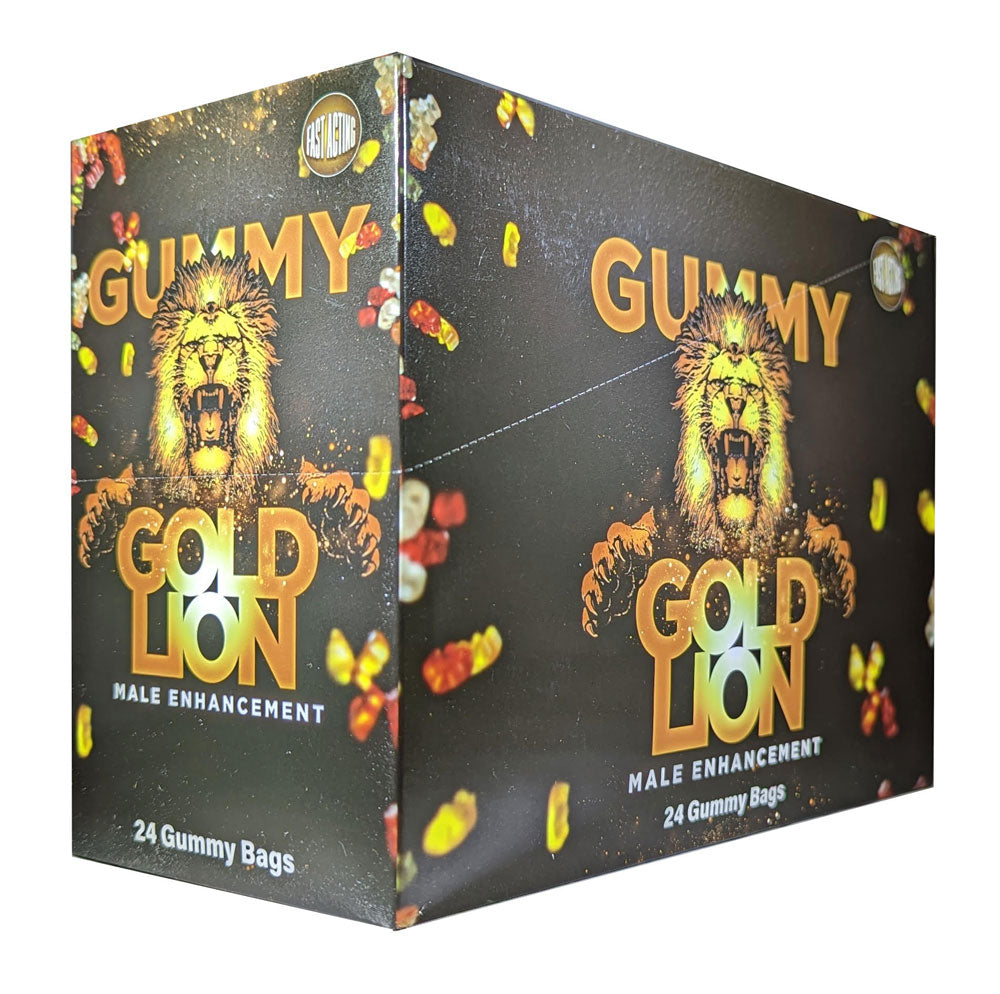 Gold Lion Gummy 24ct Display