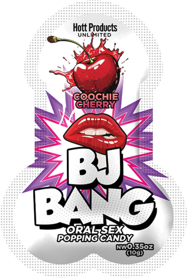 Bj Bang - 1pc Oral Sex Popping Candy - Cherry 10gm