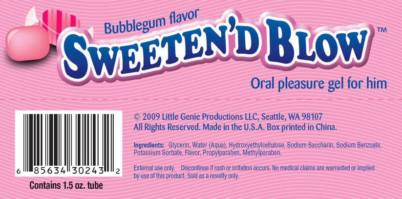 Sweeten'd Blow - Bubble Gum