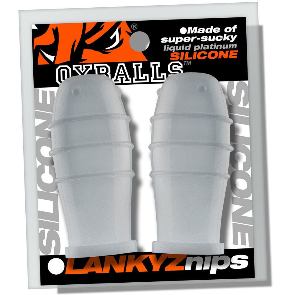 Lankyz Silicone Nipsuckers - Clear Silicone