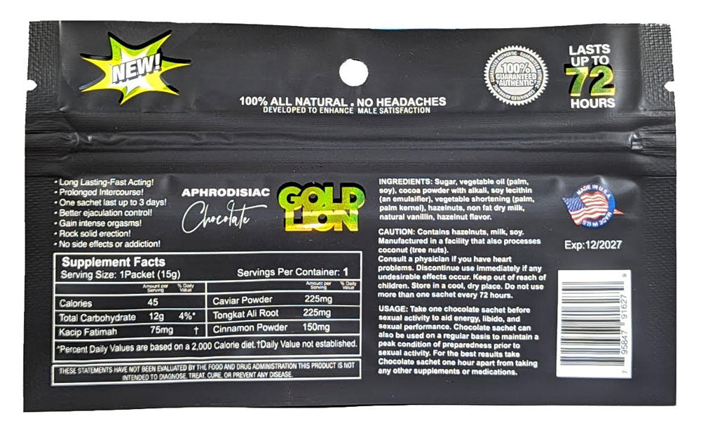 Gold Lion Chocolate 24ct Display