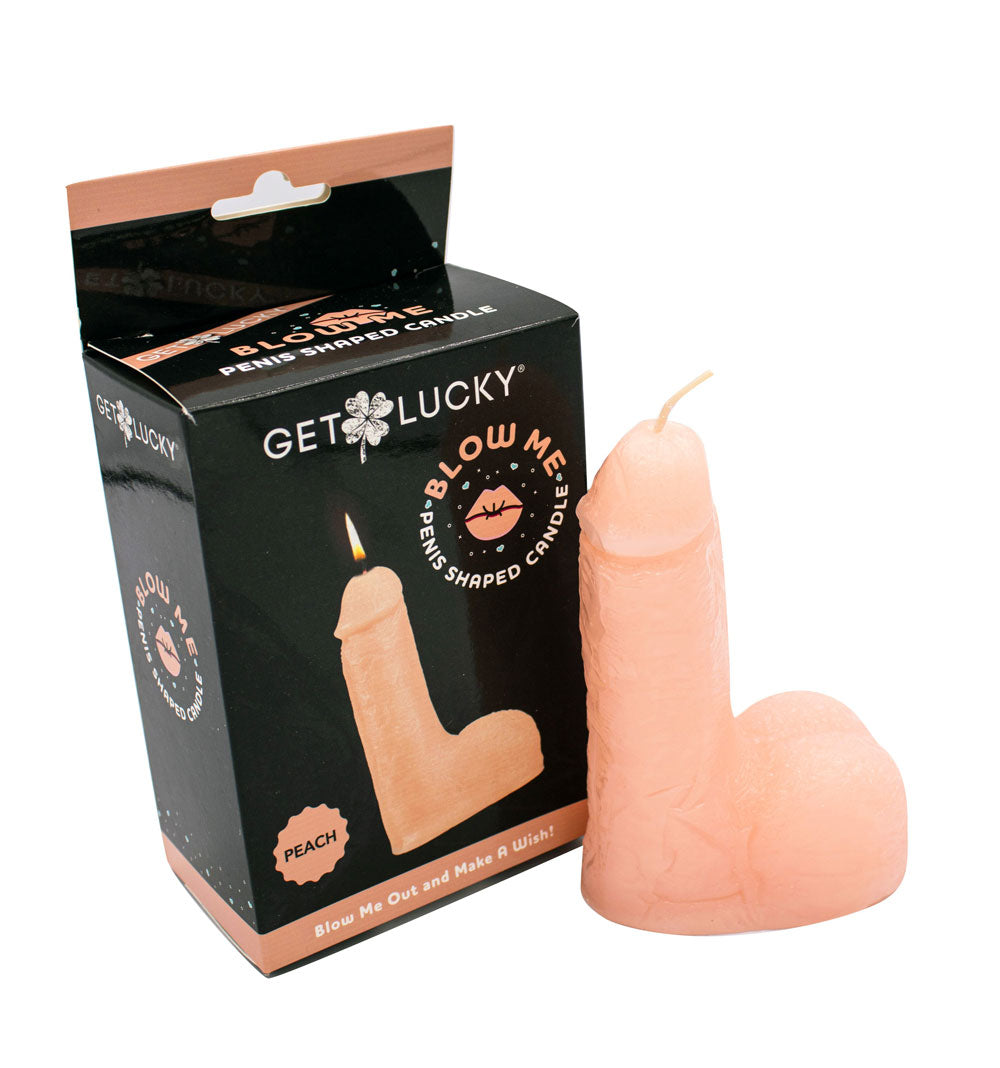 Blow Me Penis Candle - Peach