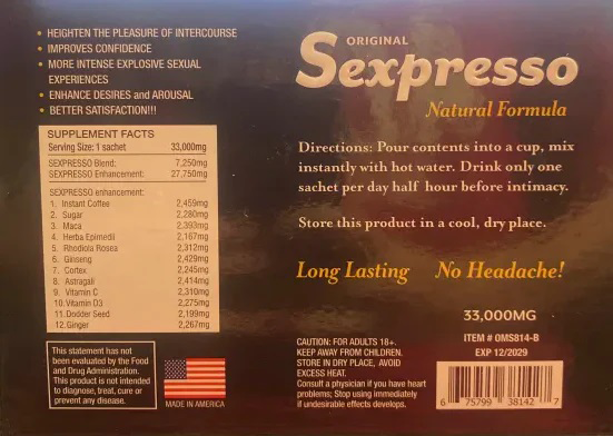 Sexpresso Original - 12 Sachets