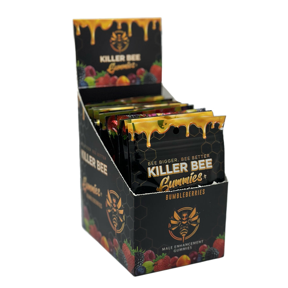 Killer Bee Male Gummy-24ct - Display - Net