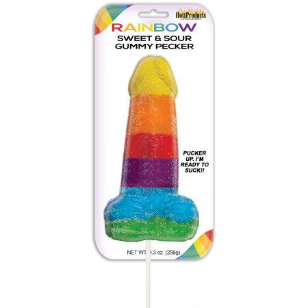 Rainbow Sweet & Sour Gummy Pecker