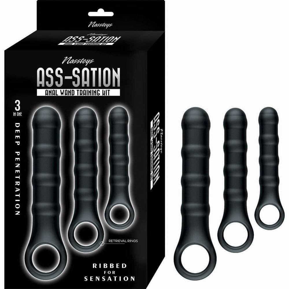 Asssation Anal Wand Training Kit - Black