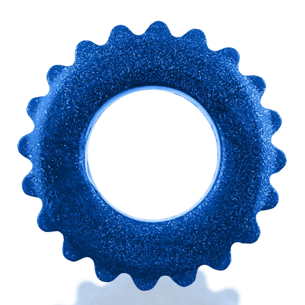 Plushy Single Ring - Blue Fire
