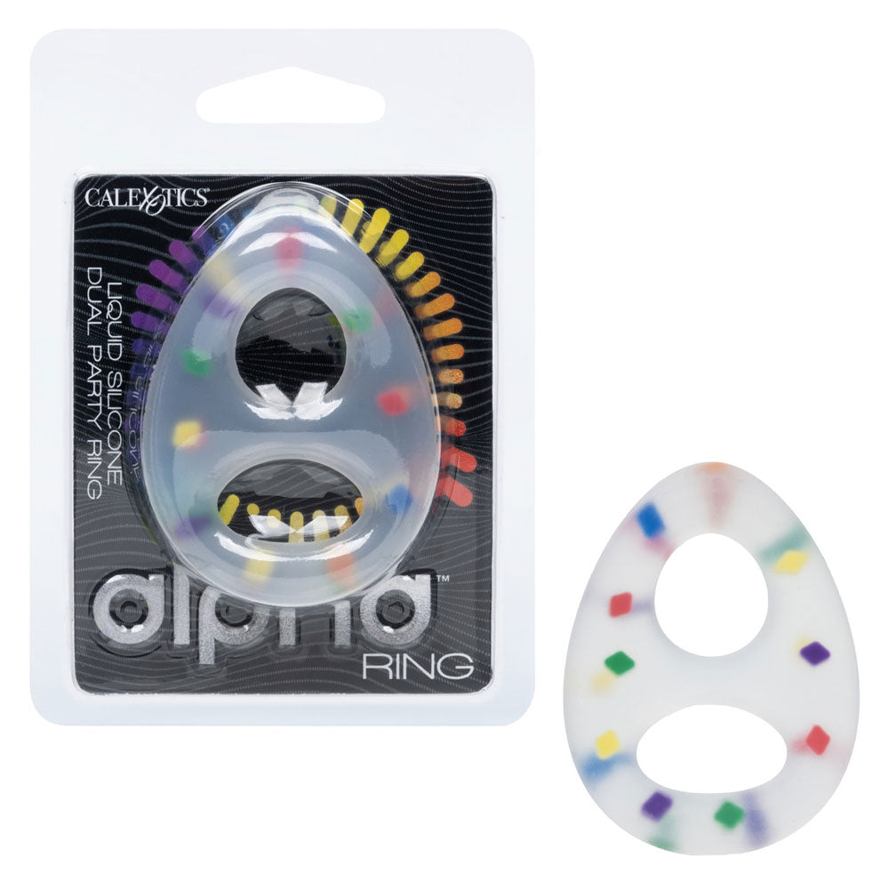 Alpha Liquid Silicone Dual Party Ring