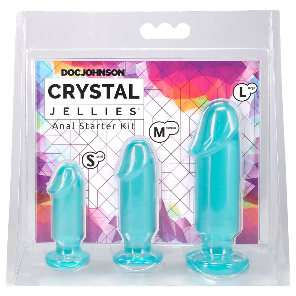 Crystal Jellies - Anal Starter Kit - Teal