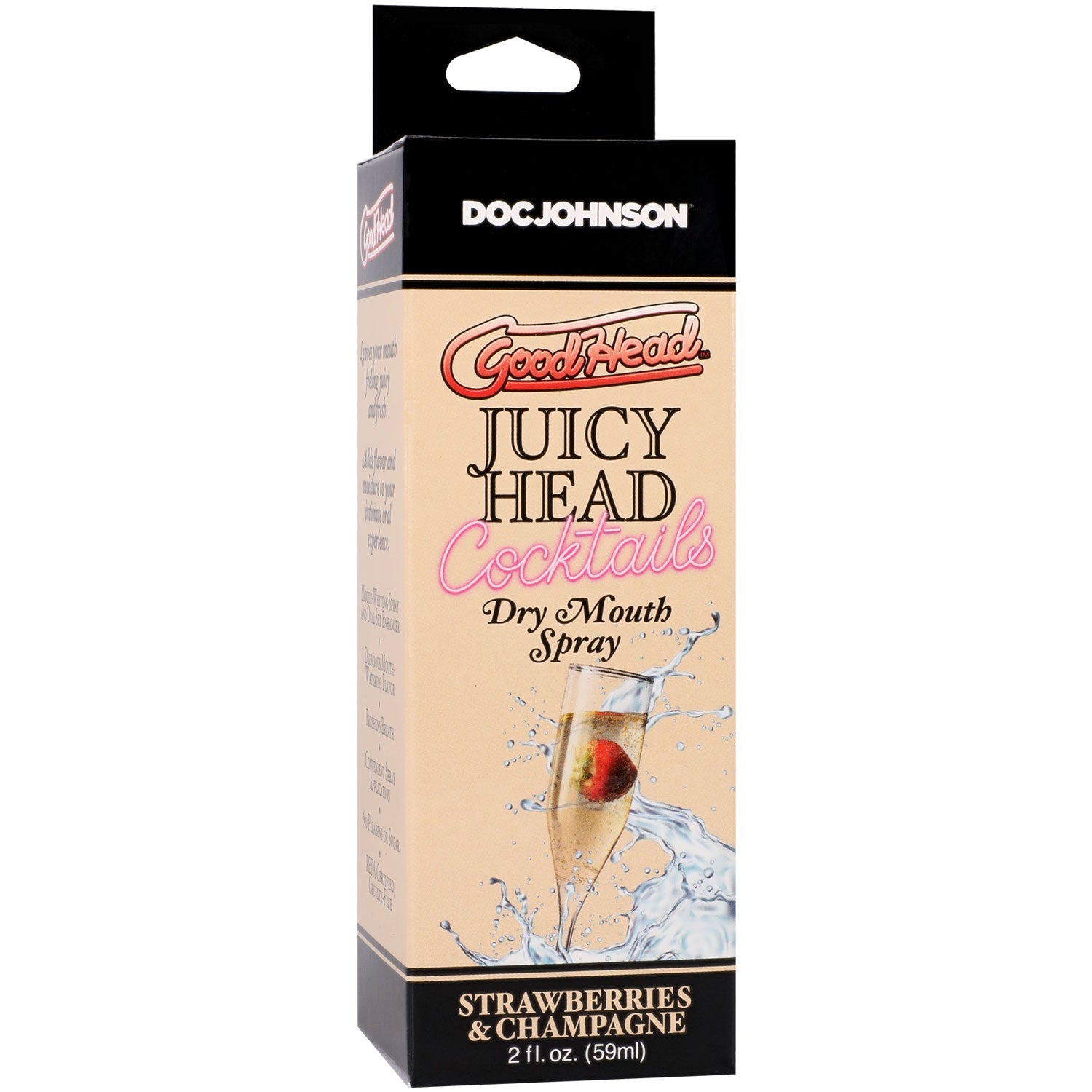 Goodhead - Juicy Head - Cocktails Dry Mouth Spray Strawberries/champagne - 2oz