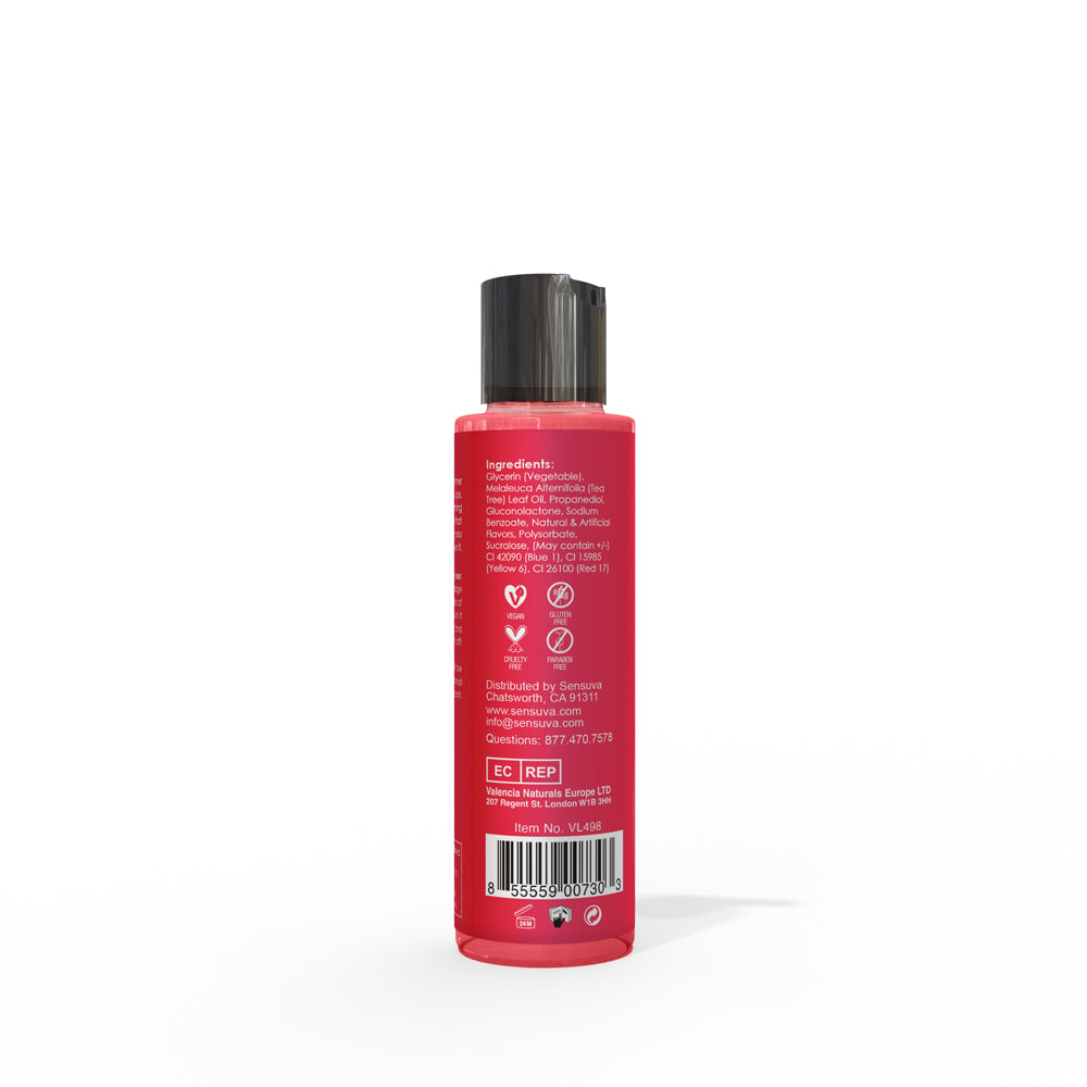 Sizzle Lips Warming Edible Gel - Strawberry - 4.2 Oz.