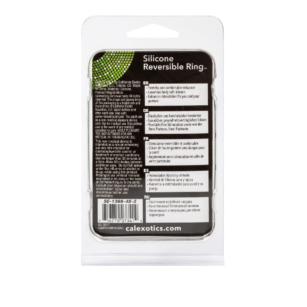 Adonis Silicone Reversible Enhancer - Black