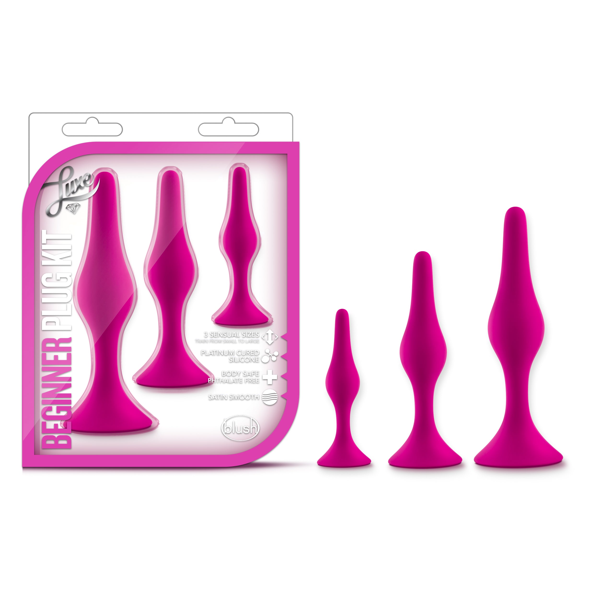Luxe - Beginner Plug Kit - Pink