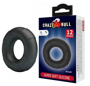 Arvell - Cockring Super Soft Silicone - Black