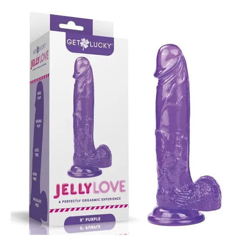 Jelly Love 9" Dildo - Purple