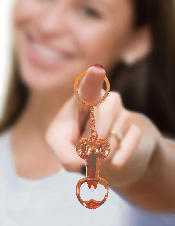 Super Fun Penis Bottle Opener Key Chain 6ct