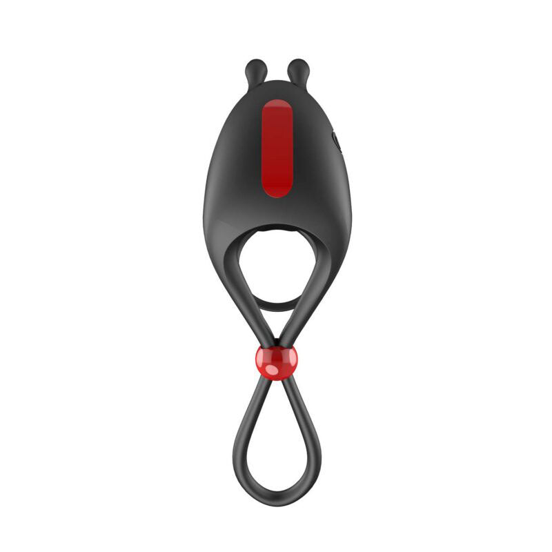 Cockpower Remote Control Cockring and Ball Cinch - Black