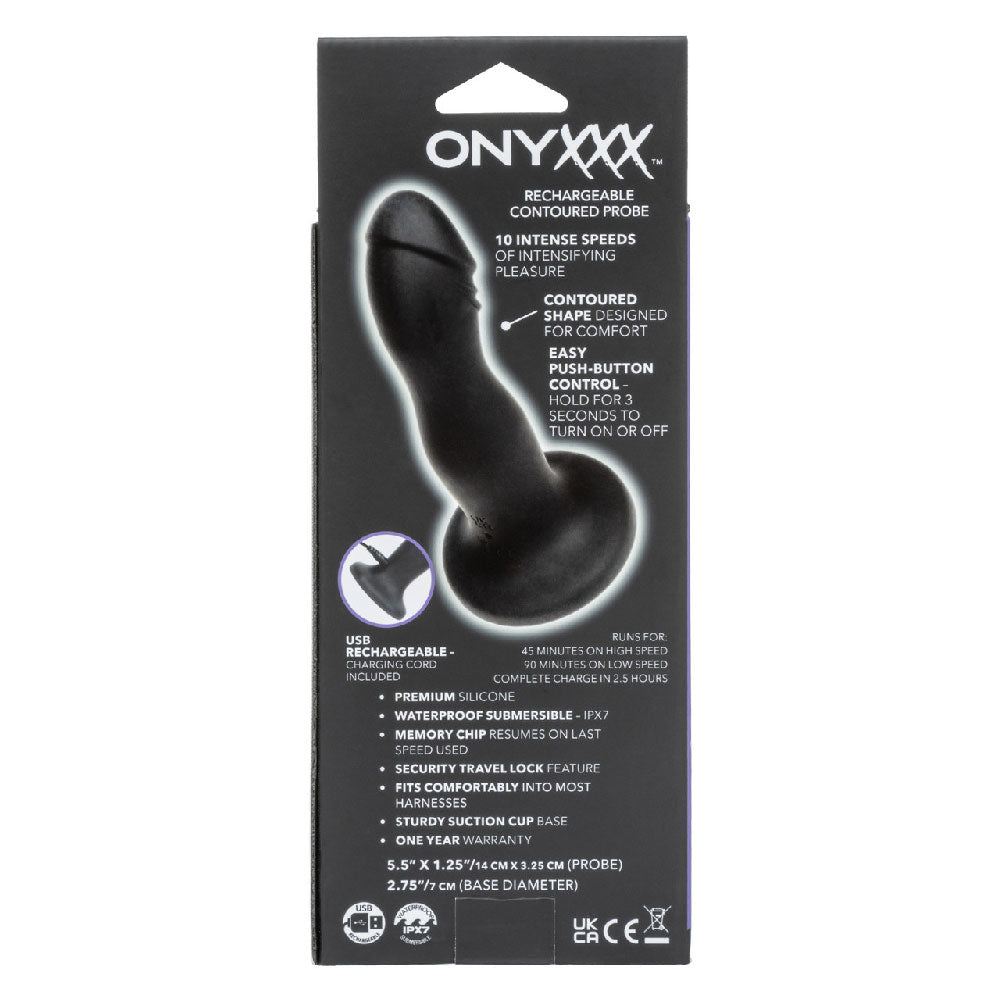 Onyxxx Rechargeable Contoured Probe - Black