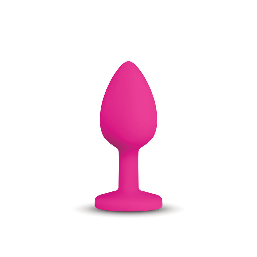 Gemma Purple Gem Pink Silicone Plug - Small