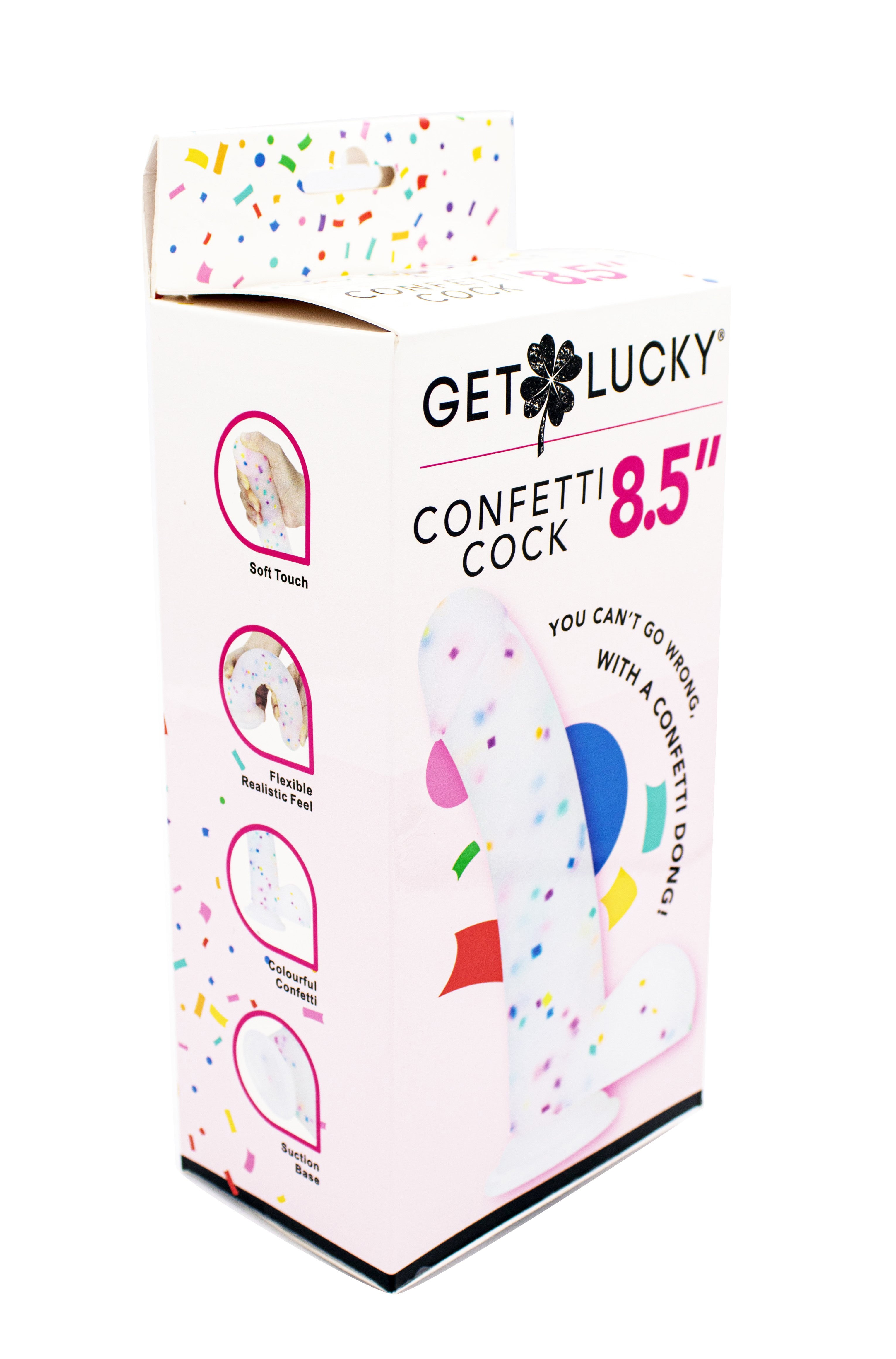 8.5" Confetti Cock