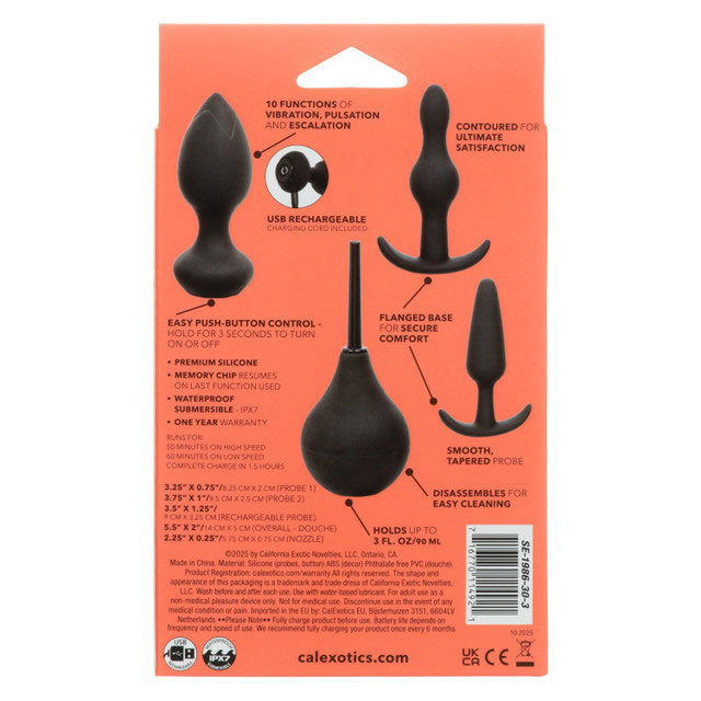 Pleasure Kits Anal Explorer Collection - Black