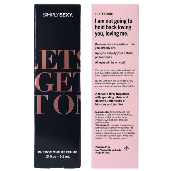 Simply Sexy Let’s Get It on - Pheromone Perfume - .31oz | 9.2ml