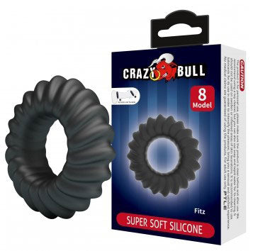 Fitz - Cockring Super Soft Silicone - Black