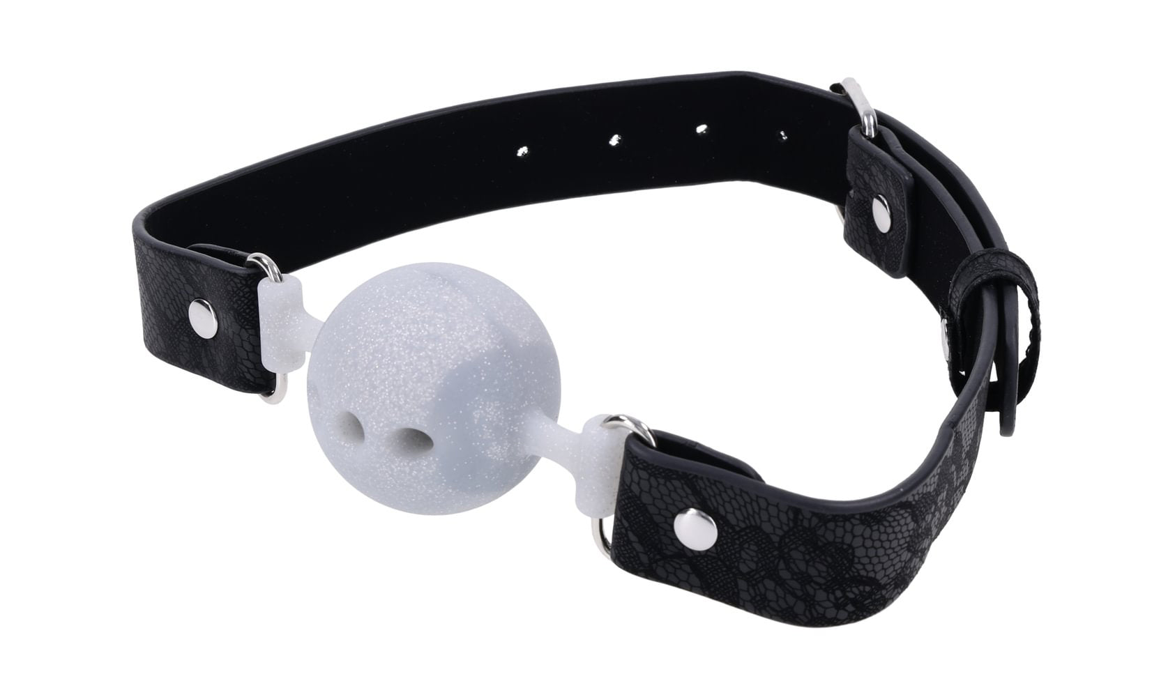 Lace Silicone Breathable Ball Gag