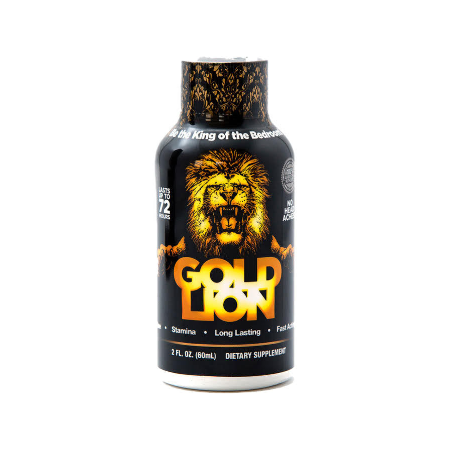 Gold Lion Liquid Shot 12ct Display