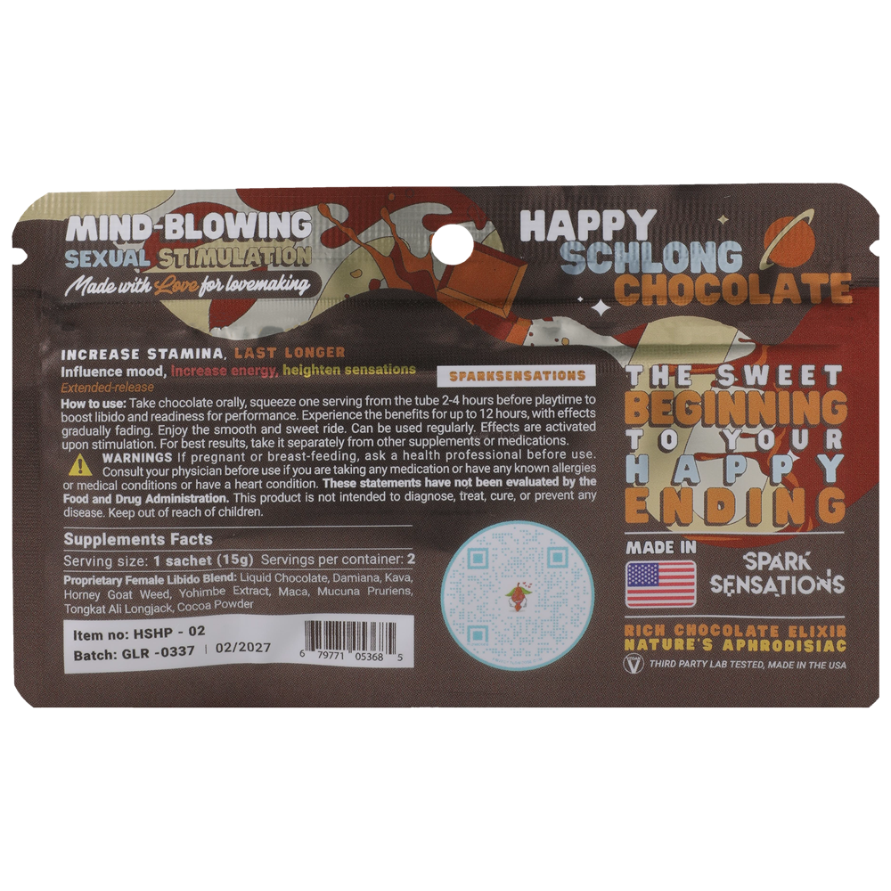 Happy Chocha (His) Chocolate - 12 Pack Display