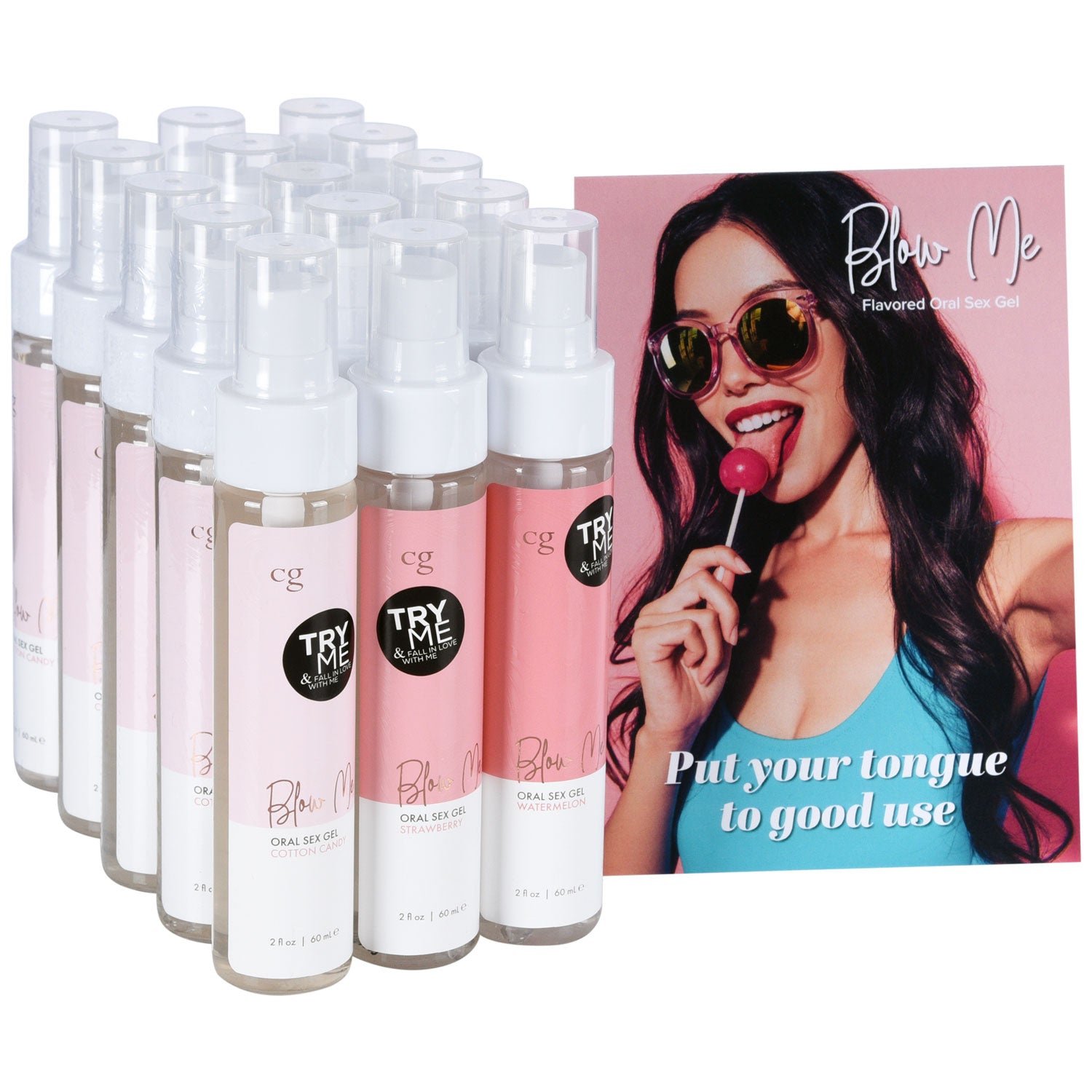 Cgc Blow Me Oral Sex Gel Bundle With Testers - 16 Piece