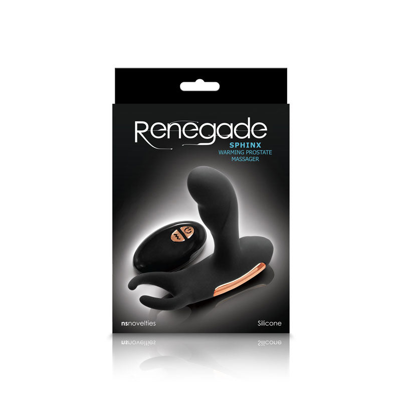 Renegade - Sphinx - Warming Prostate Massager - Black