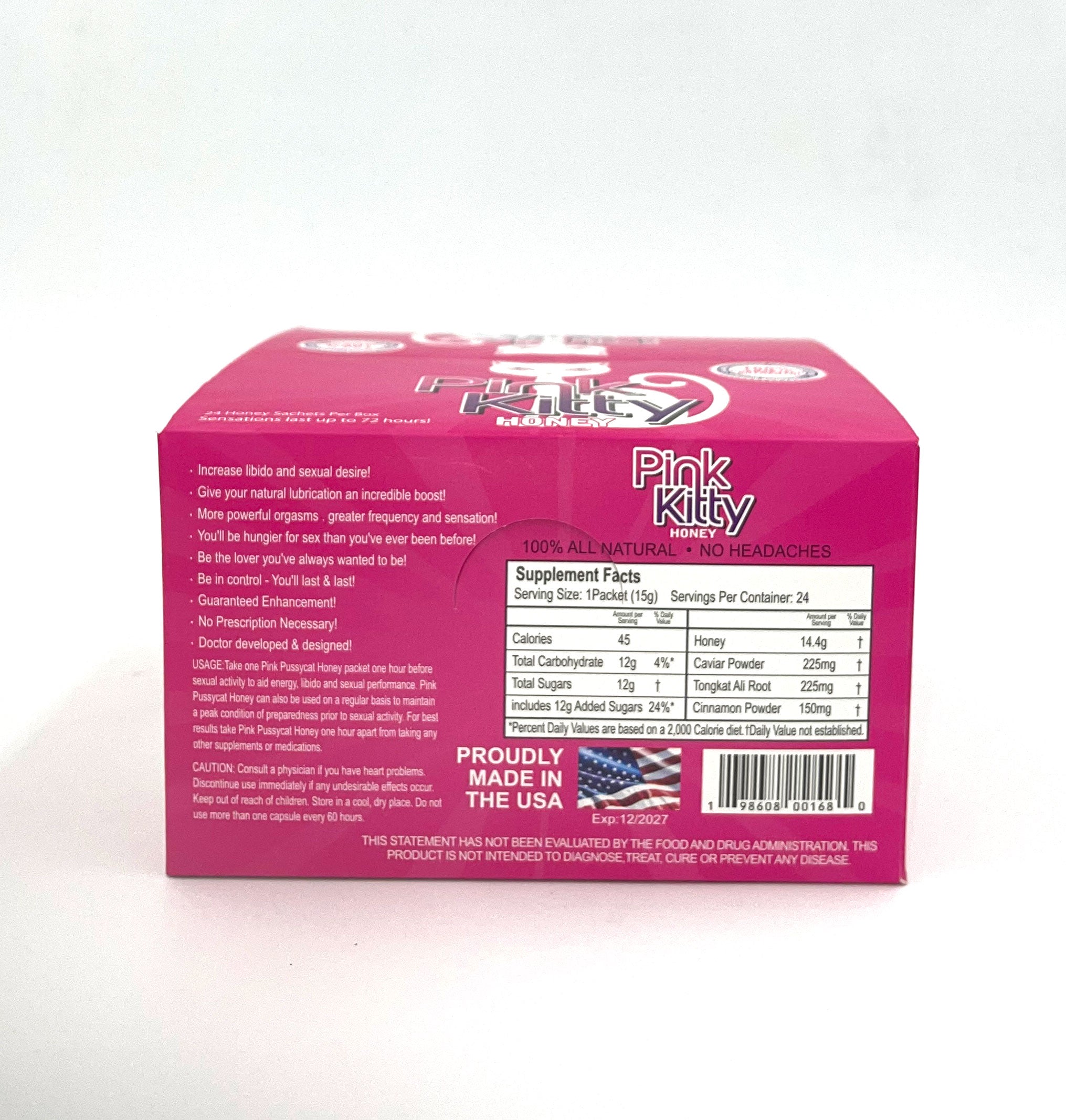 Pink Kitty Honey - 24 Per Display