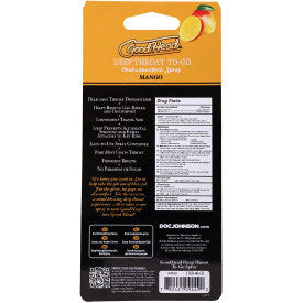 Goodhead Deep Throat Spray to Go Mango .30fl Oz