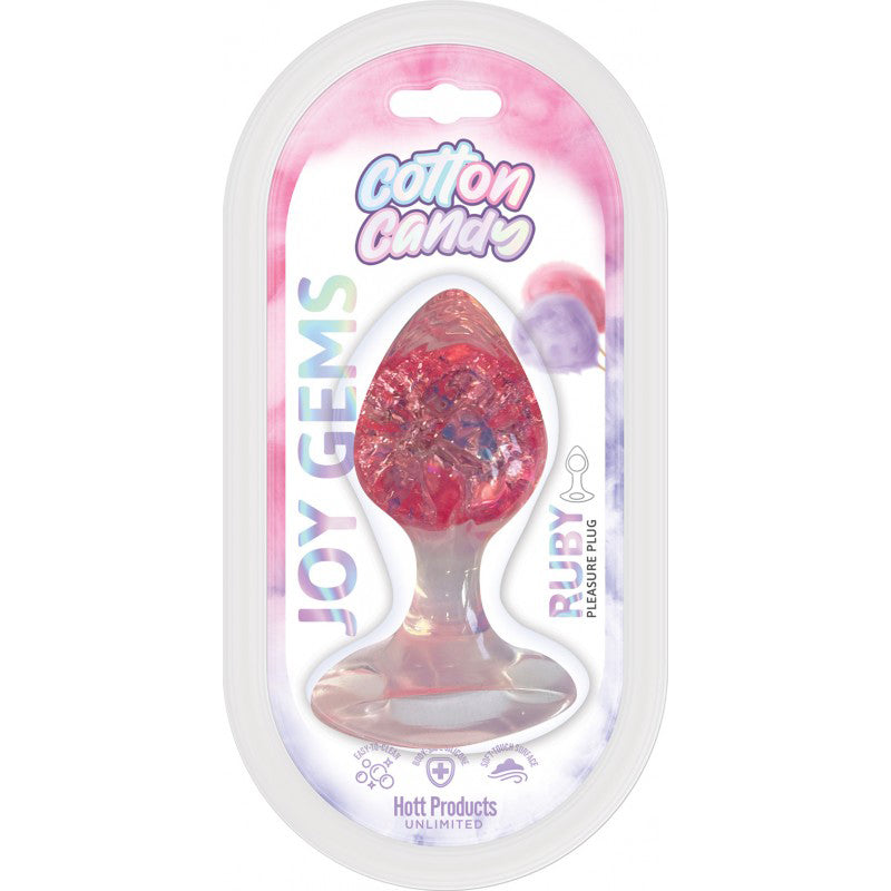 Cotton Candy - Joy Gems Ruby Butt Plug
