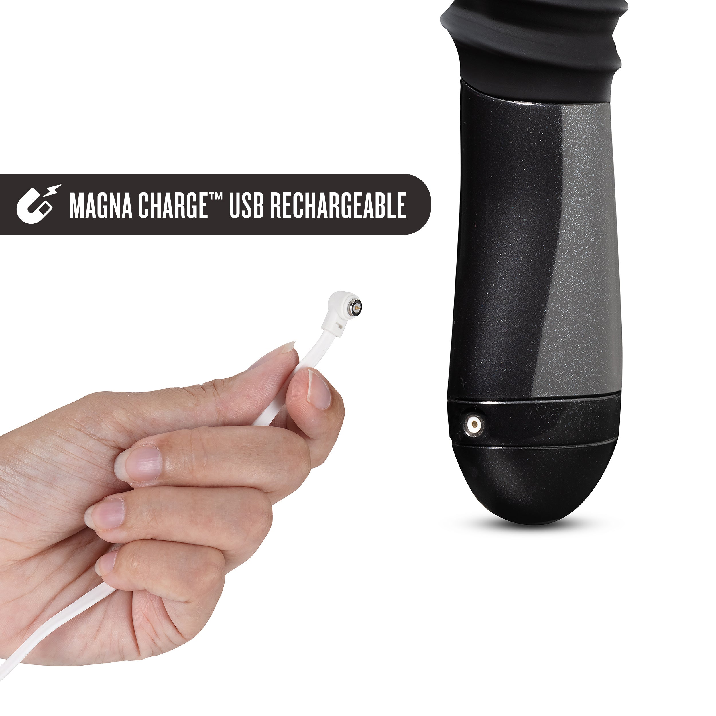 Temptasia - Lazarus - Thrusting Dildo - Black