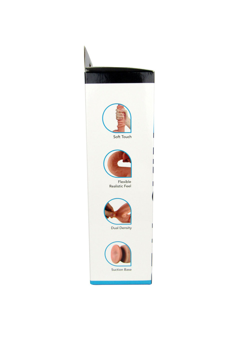 Real Skin 9" Dual Layer Dildo - Beige