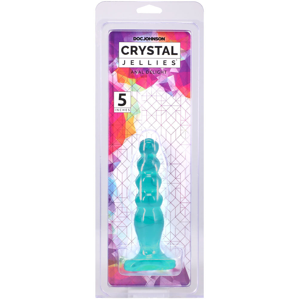Crystal Jellies - Anal Delight - 5 Inch - Teal