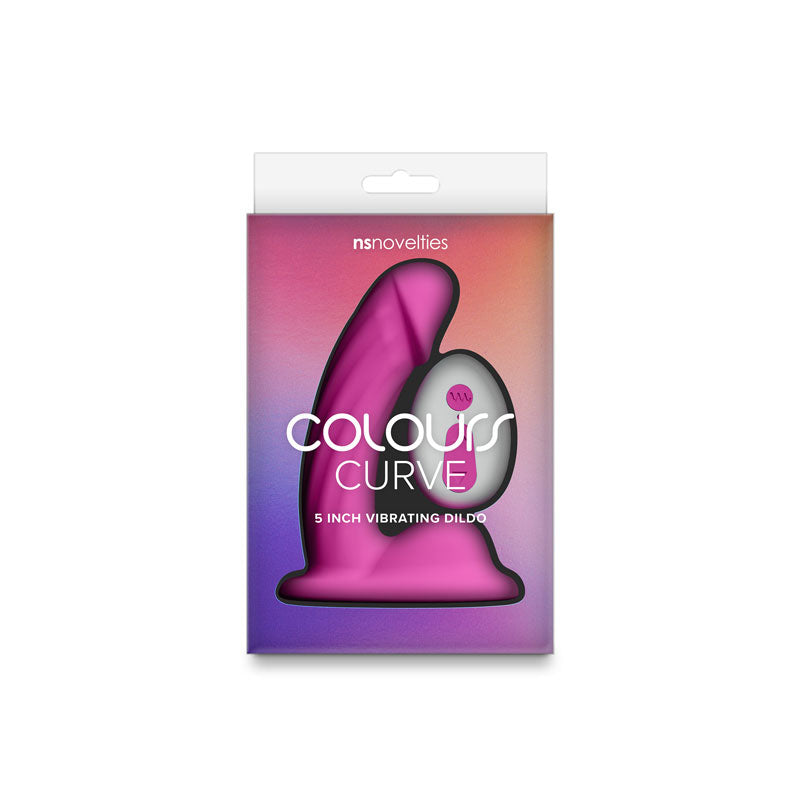 Colours Curve Vibrating 5" Dildo - Pink
