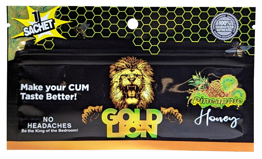 Gold Lion Pineapple Honey 24ct Display