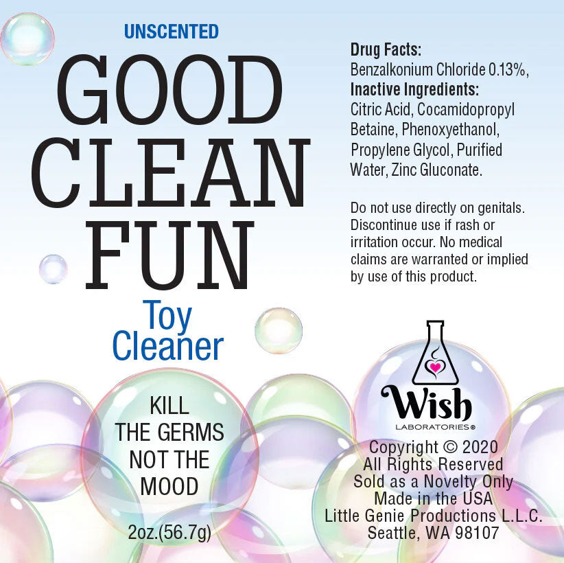 Good Clean Fun Toy Cleaner - Natural - 2 Fl Oz