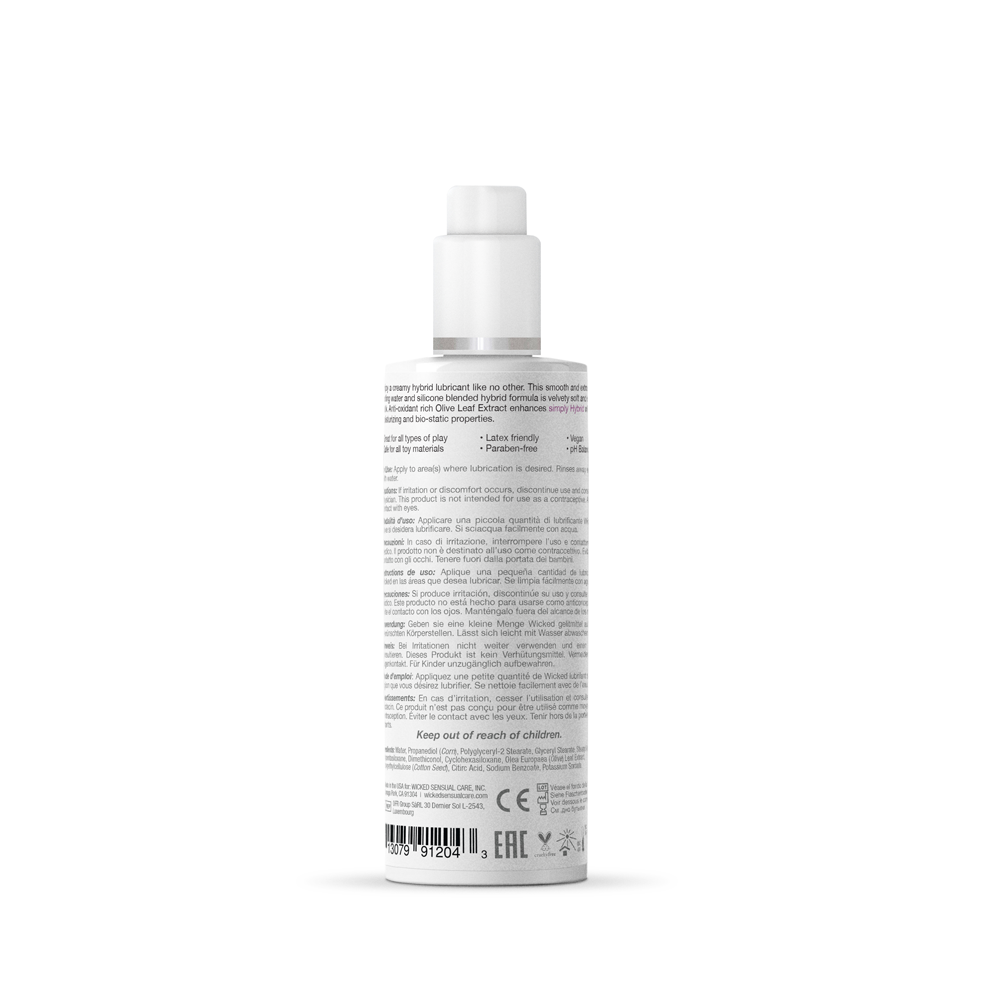 Simply Hybrid Fragrance Free Lubricant - 4 Fl. Oz.