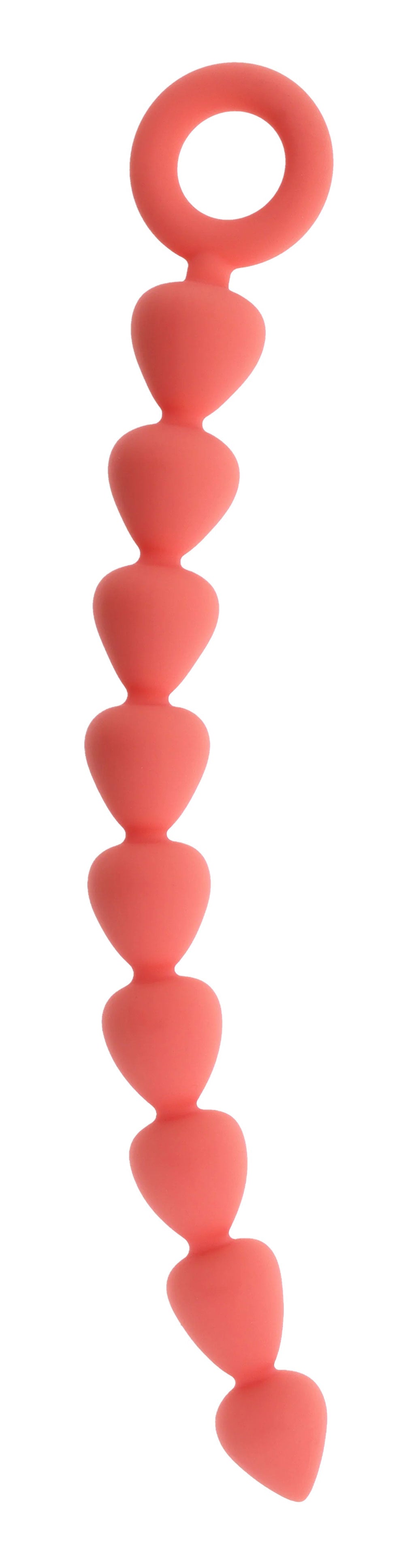 Peaches 'N Creame Silicone Anal Beads - Peach