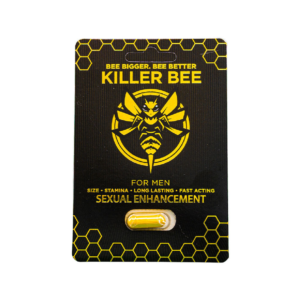 Killer Bee Pill Men 24 Ct Pill Display - Net